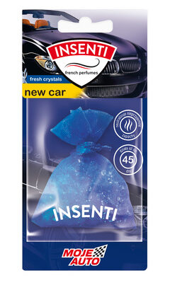 MOJE AUTO κρεμαστό αρωματικό αυτοκινήτου 15-502, new car, crystals, 20g