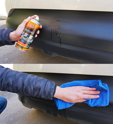 19-021-1 MOJE AUTO γυαλιστικό σπρέι προφυλακτήρων αυτοκινήτου 19-021, 400ml