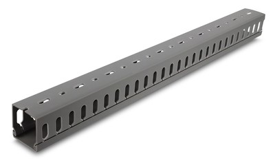 DELOCK cable management 22029, πλαστικό, 40x40mm, 1m, γκρι
