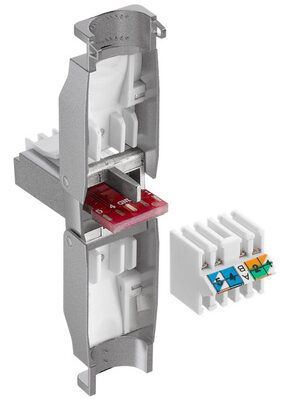 GOOBAY βύσμα RJ45 CAT 6 STP 38293, tool-free, ασημί
