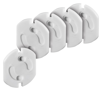 51319 GOOBAY προστατευτικά επαφών πρίζας 51319, 5τμχ, λευκό