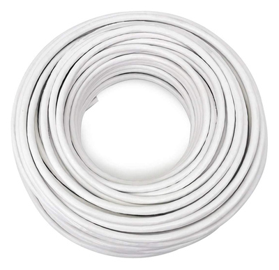 5210131041116 MABIKAL καλώδιο κεραίας 75Ohm, 1mm, 100m, λευκό