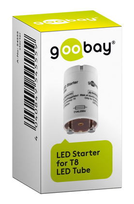 54555-1 GOOBAY LED starter 54555 για λάμπες T8 LED tube, 30W, IP20