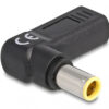 60012-1 DELOCK αντάπτορας τροφοδοσίας 60012, USB-C σε IBM 7.9x5.5mm, 90°, μαύρος