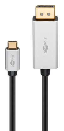 60176GB GOOBAY καλώδιο USB-C σε DisplayPort 60176, HDR, 8K, copper, 2m, μαύρο