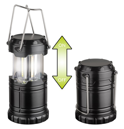 60357-1 GOOBAY LED φανάρι 60357, πτυσσόμενο, 3W COB LEDs, 250lm, 6800K