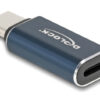 60688 DELOCK αντάπτορας USB-C σε Lightning 60688, 35W, 480Mbps, ανθρακί