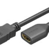 61309 GOOBAY καλώδιο προέκτασης HDMI 61309 Ethernet, 4K/60Hz 18Gbps, 2m, μαύρο