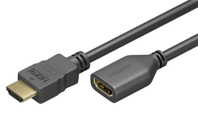 61309 GOOBAY καλώδιο προέκτασης HDMI 61309 Ethernet, 4K/60Hz 18Gbps, 2m, μαύρο