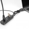 DELOCK USB hub 64233 με διακόπτες, 4 θυρών, 10Gbps, USB-C σύνδεση, μαύρο