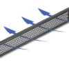 DELOCK κάλυμμα panel 66488 για 19"/1U rack, με αεραγωγούς, μαύρο