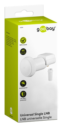 67269-1 GOOBAY universal single LNB για μια συσκευή 67269, DVB-S2