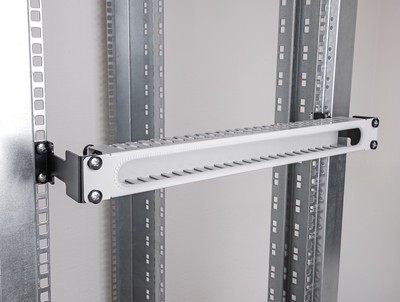 DELOCK αντάπτορας επέκτασης βάθους για rack 67272, έως 10cm, 1U, μαύρο
