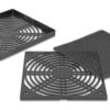 DELOCK σχάρα για 120mm ανεμιστήρα 67313 με φίλτρο σκόνης, πλαστική, μαύρη