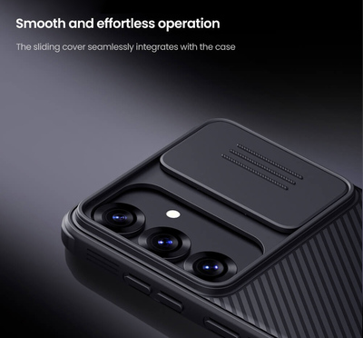 NILLKIN θήκη CamShield Pro για Samsung Galaxy S25, μαύρη