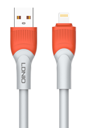 LDNIO καλώδιο Lightning σε USB LS601, 30W, 1m, γκρι