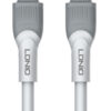 6933138601150 LDNIO καλώδιο USB-C σε USB-C LC602C, 100W PD, 2m, γκρι