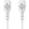LDNIO καλώδιο USB-C σε USB-C LC812C, 65W PD, 2m, λευκό