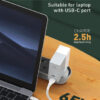 LDNIO καλώδιο USB-C σε USB-C LC131C, 65W PD, 1m, λευκό