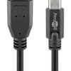 GOOBAY καλώδιο USB σε USB-C 71221, 15W, 5Gbps, 2m, μαύρο