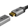 GOOBAY αντάπτορας HDMI 72008, Ethernet, 8K/60Hz, 4K/120Hz, 48 Gbps, γκρι