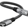 74056 GOOBAY αντάπτορας USB-C σε 3.5mm 74056, γκρι