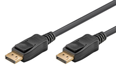74744 GOOBAY καλώδιο DisplayPort 74744, 8K/120Hz, 40 Gbps, 2m, μαύρο