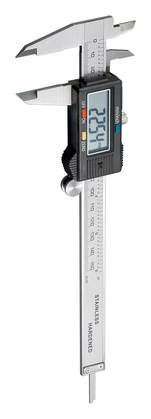 77001 GOOBAY ψηφιακό παχύμετρο 77001, 150cm/6", ασημί