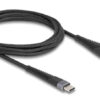 DELOCK καλώδιο USB σε USB-C 81122, 60W, 480Mbps, 2m, μαύρο
