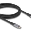 DELOCK καλώδιο USB-C 81192, 240W, 40 Gbps, 8K, 2m, E-Marker, μαύρο