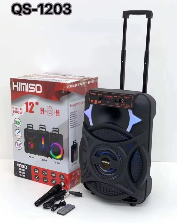 Φορητό ηχείο subwoofer με μικρόφωνο Karaoke - QS-1203 - 813225