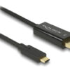 85257 DELOCK καλώδιο USB-C σε DisplayPort 85257, DP Alt Mode, 4K/60Hz, 3m, μαύρο