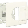 DELOCK Wall Outlet για Keystone 86219, 2 Port