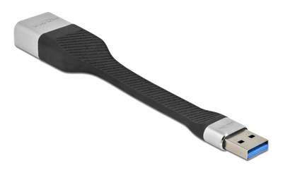 86937-1 DELOCK αντάπτορας δικτύου 86937, USB, 1000Mbps Ethernet, 13cm, μαύρος