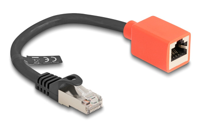 88197 DELOCK αντάπτορας αποτροπής φθοράς RJ45 88197, CAT 6A S/FTP, 20cm
