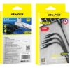 Καλώδιο φόρτισης & data 3in1 - Fast Charge - CL-972 - 1.2m - AWEI - 888155 - Black