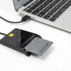 DELOCK card reader 91724 για smart card, USB σύνδεση, 480Mbps, μαύρο