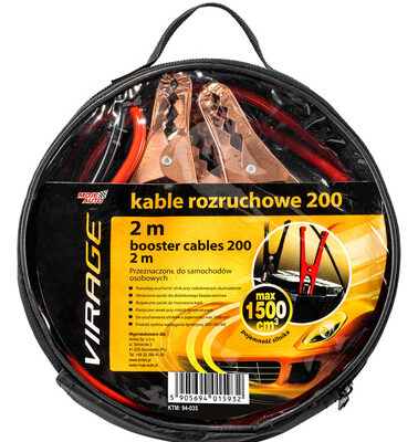 MOJE AUTO ζεύγος καλωδίων φόρτισης μπαταρίας 94-035, 200A, 2m