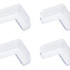 AG441A Προστατευτικά γωνίας επίπλων AG441A με αυτοκόλλητο, 4x4x1.5cm, διάφανα, 4τμχ