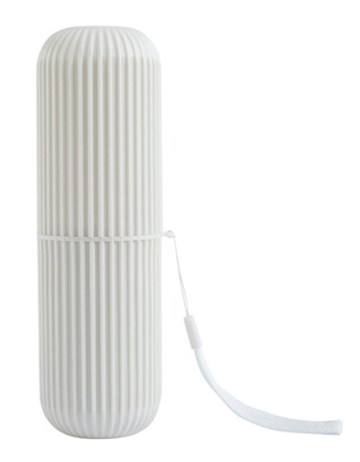 AG870C Θήκη οδοντόβουρτσας ταξιδίου AG870C, 5.5x18.5cm, λευκή