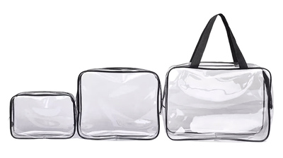 BQ60 Σετ νεσεσέρ BQ60, αδιάβροχα, διάφανα, 3τμχ