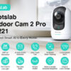 BOTSLAB smart κάμερα C221, 5MP/3K, WiFi, 360° PTZ, SD