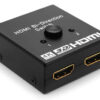 CAB-H112 POWERTECH HDMI switch CAB-H112, 2 σε 1, 4K, bidirectional, μαύρο