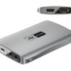 POWERTECH video capture CAB-H166, HDMI/USB-C σύνδεση, 4K/60Hz, γκρι