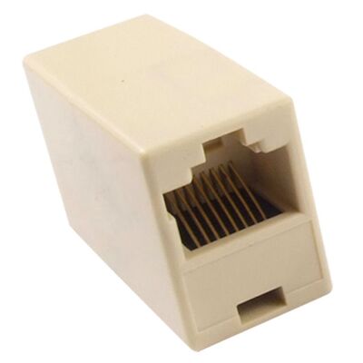 CAB-N040 POWERTECH RJ45 εξάρτημα UTP μούφα CAB-N040, θηλυκό/θηλυκό, 8p8c, λευκό