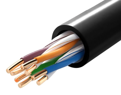 CAB-N289 POWERTECH καλώδιο δικτύου CAB-N289, Cat 5e U/UTP, CCA 26AWG, 100m, μαύρο