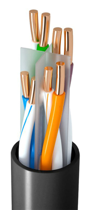 CAB-N294 POWERTECH καλώδιο δικτύου CAB-N294, Cat 6 U/UTP, CCA, 24AWG, 305m, μαύρο