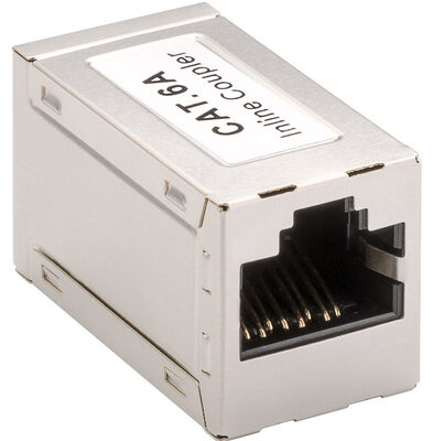 POWERTECH σύνδεσμος RJ45 Cat 6A CAB-N324, 500MHz, PoE+, ασημί