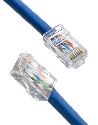 POWERTECH βύσμα RJ45 CAB-N446, Cat 6/6a UTP, διάφανο, 50τμχ