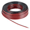 CAB-SP003 POWERTECH καλώδιο ήχου 2x 0.50mm² CAB-SP003, CCA, 10m, μαύρο & κόκκινο